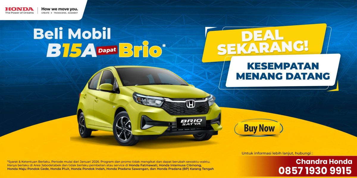 Brio promo banner